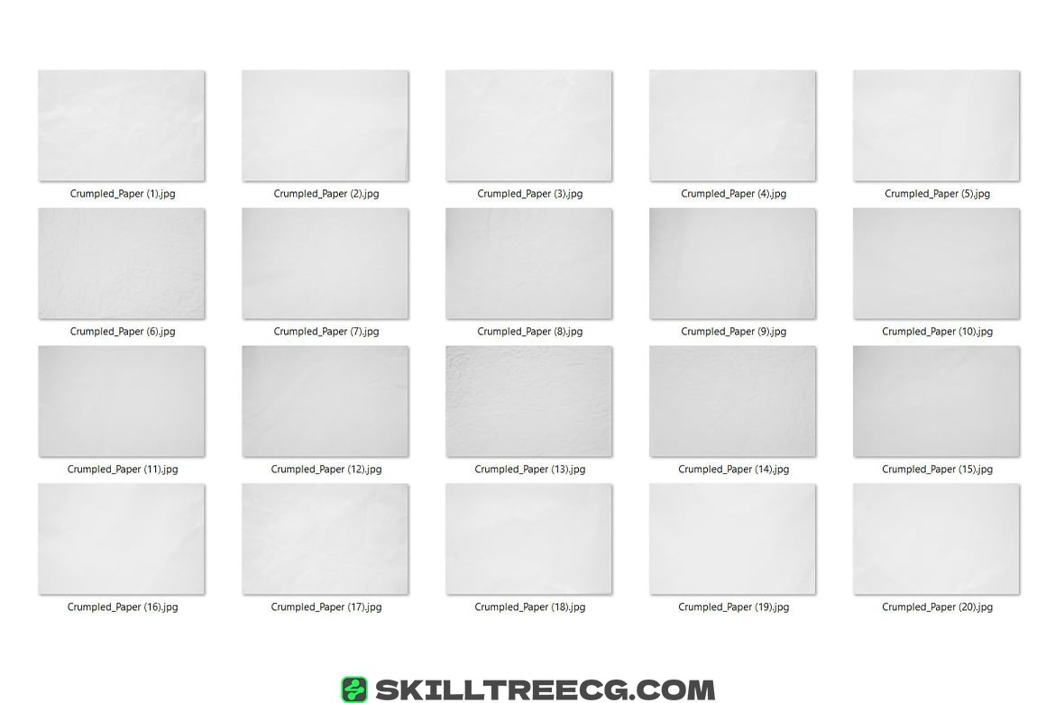 图片[2]-20 Crumpled Paper Texture HQ（680041）-技能树